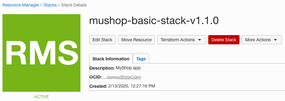 MuShop Delete