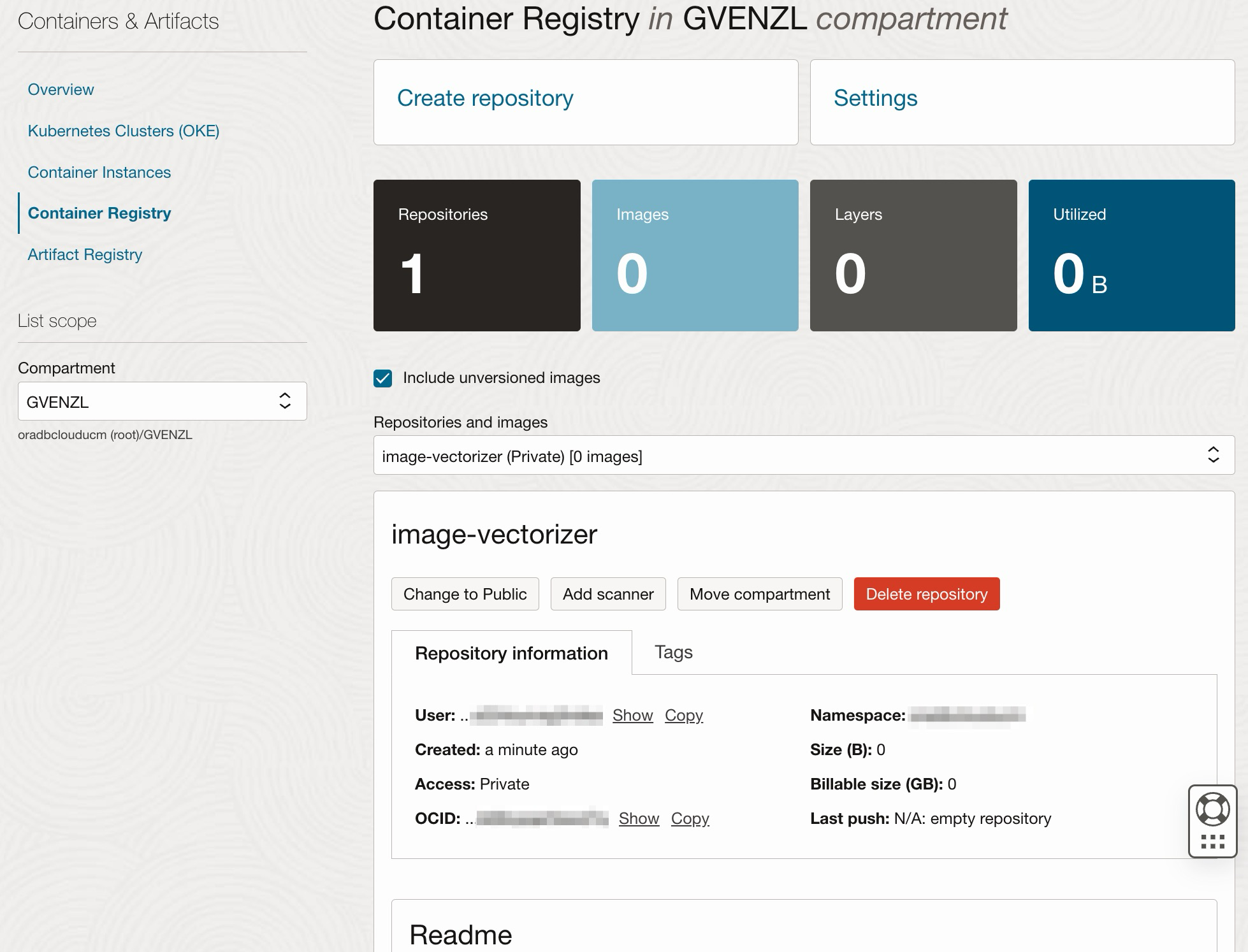 How to create an OCI Container Registry and upload container images ...